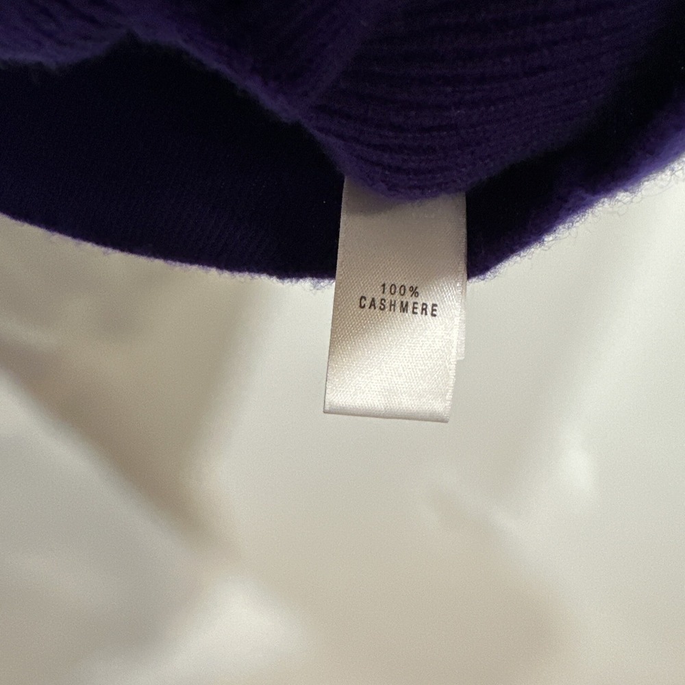 ST.JOHN SPORT  Women's Sweater Sleeveless Blue Cashmere Size Xl Lightweight Knit - Picture 4 of 11